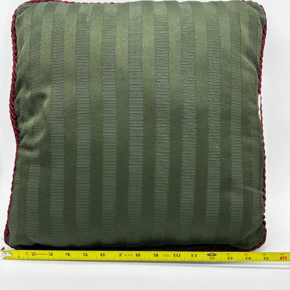 Mohawk Home Tapestry Throw  Pillow Birdhouse Scene Granny Cottage Core Vtg Decor - Picture 5 of 5